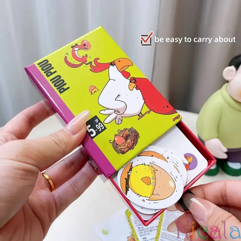 Educational Smart Toys for Kids Chick Run Logic Reasoning Strategy Card Game Learning Educational Toys Kids Card for gifts