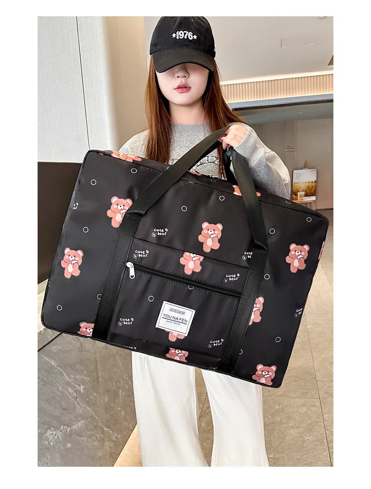 Large Capacity Travel Bag Portable Business Trip Light Portable Student Trolley Case Luggage Bag Maternity Storage Bag for Girls