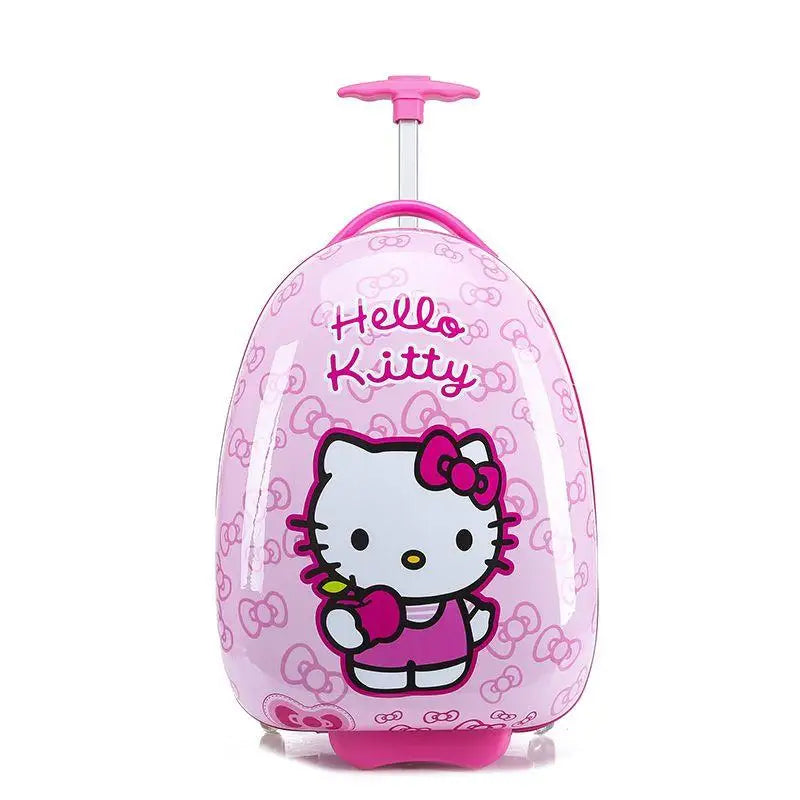 Hello Kittys Children's travel Suitcase Girl Gift Sanrios Kids Luggage Kuromi Kawaii  Large Capacity Portable Trolley Case