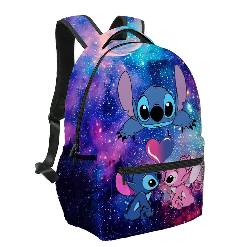 MINISO Lilo & Stitch Angel Cosplay Costume Backpack Computer School Bag Xmas Gift