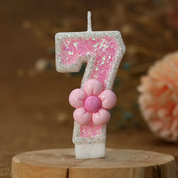 Sparklers Birthday Candle 1 Years Pink Unicorn Original Birthday Candles for Cake Blue Children's Birthday Candle