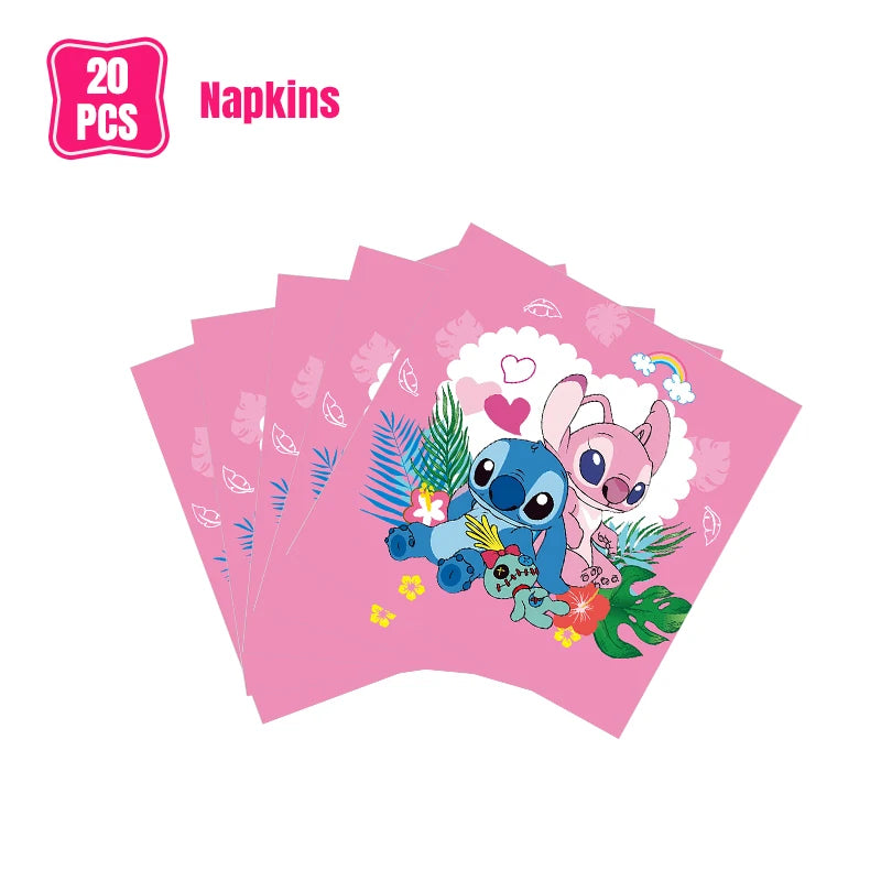 Lilo And Stitch Birthday Decorations Stitch Birthday Girl Party Decor Supplies Balloons Backdrop Banner Plates Cups Tablecloth