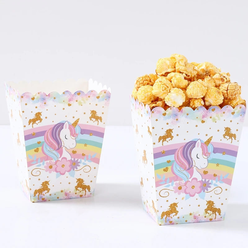 Unicorn Party Supplies Rainbow Unicorn Paper Plates Cups Napkin for Baby Shower First Girls Birthday Party Decorations