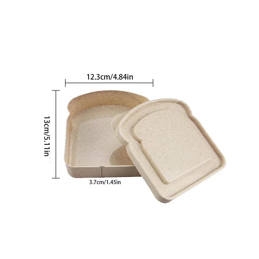 Stitch Sandwich Containers Lunch Box Toast Storage Box with Lid Portable Food Storage Case Reusable Microwave Lunch Case Gifts