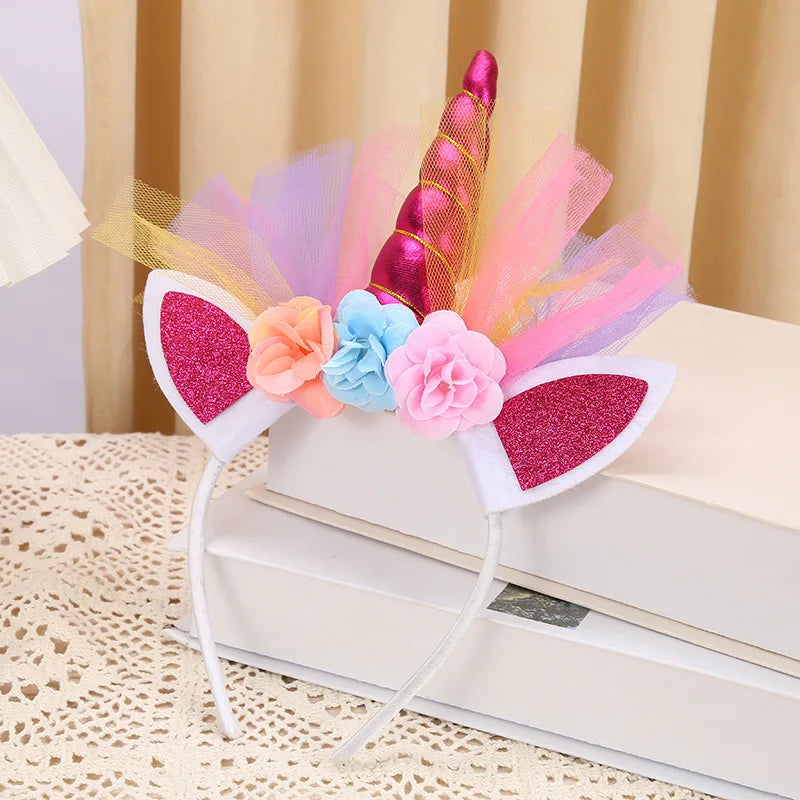 Cute Unicorn Theme Wings Rainbow Little Girls Angel Wings Baby Shower Kids Birthday Party Decoration Prom Performance Cosplay