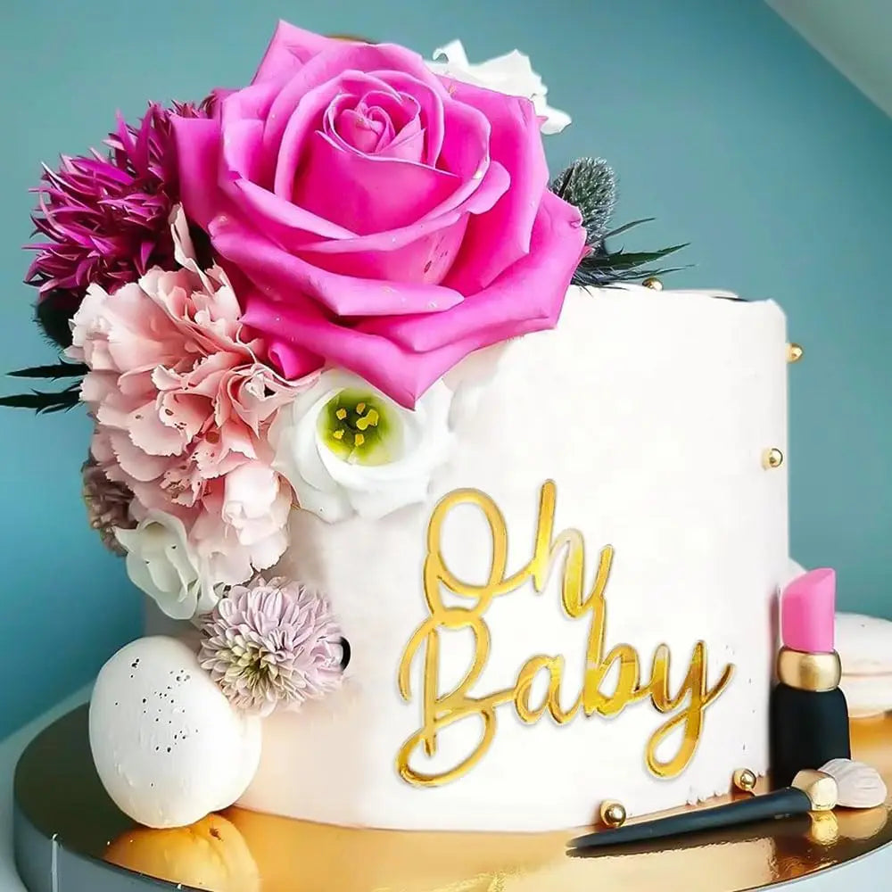 13pcs Pink Butterfly Cake Toppers Happy Birthday Cake Topper 3D Butterfly Decorations for Girls Shower Birthday Cake Decorations