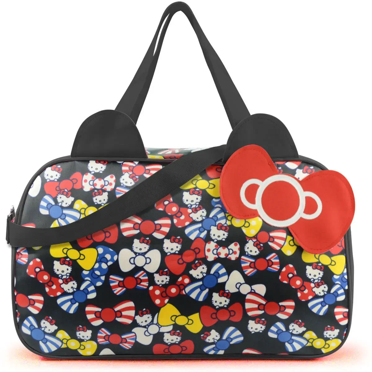 Sanrio Oxford cloth messenger bag hello kitty cartoon travel luggage storage bag girl shoulder bag gym handbag