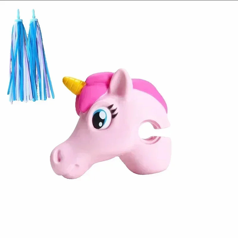 1PC Unicorn Scooter Handlebar for Children Bicycle Head Horse Toy Bicycle Scooter Bike Accessories Handlebar Kids Birthday Gifts