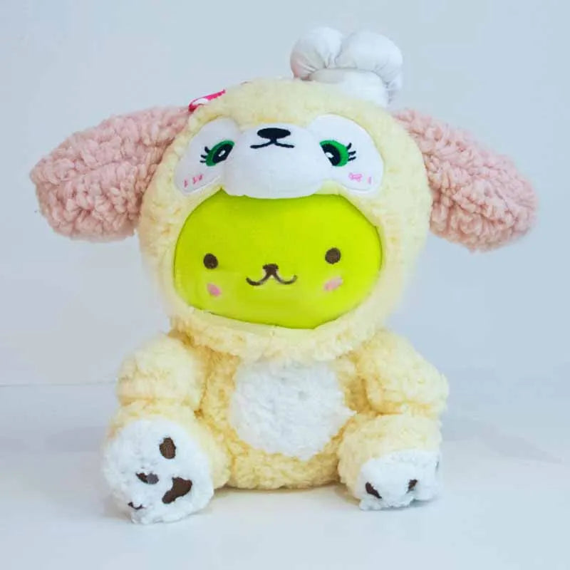 20cm Cute Plush Toys KT Cat Kuromi Cinnamoroll Dog Sanrio Child Plushies Stuffed Toy Stitch Pacha Dog Dolls Pillow birthday Gift