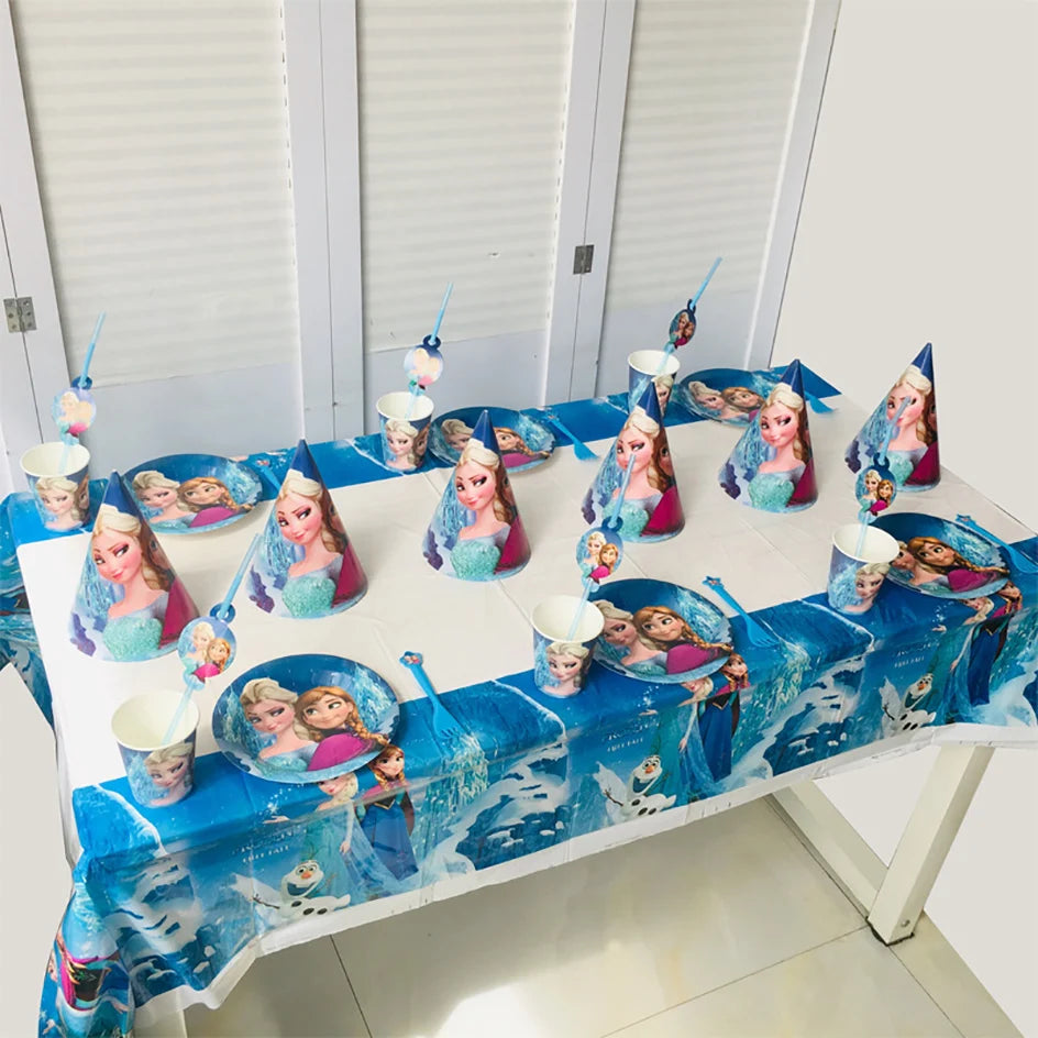 Unicorn Decoration For Birthday Girl Happy Birthday Unicorn Them Deco Kit Tableware Background Banner Balloons Supplies For Kids
