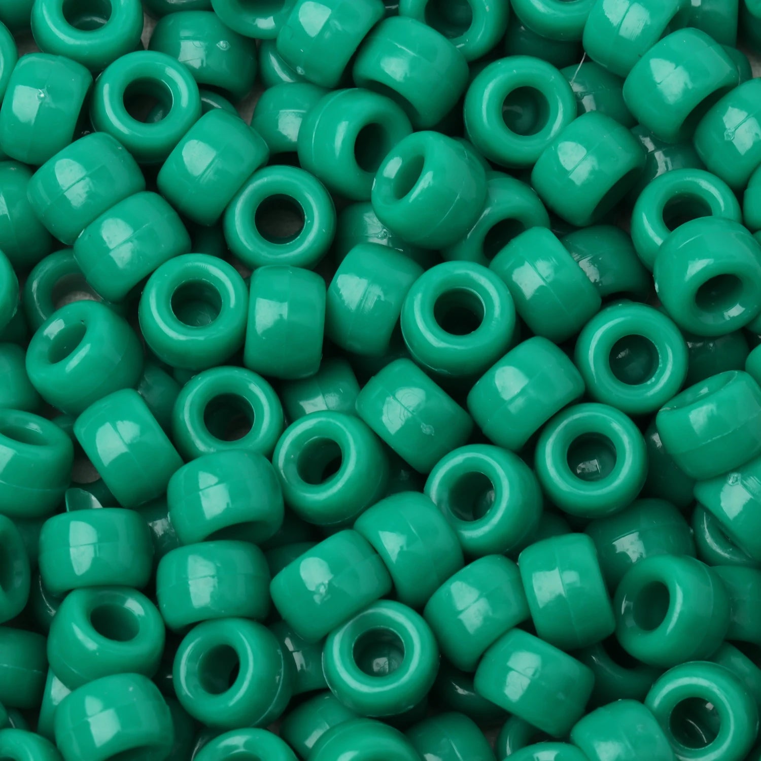 100pcs Luminous Pony Beads 6x9mm Acrylic Beads Big Hole Spacer Beads For Diy Craft Jewelry Charms Bracelets Making Hair Supplies