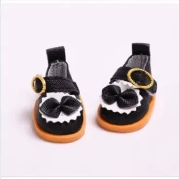 Cute 17cm Labubu Idol Doll Outfit Camellia Dress Bag Shoes Set The Monster Sitting Party Collection Mini DIY