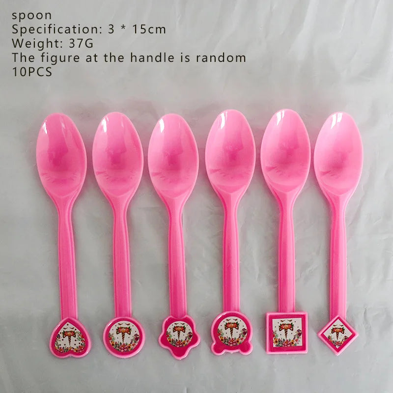 Unicorn Decoration For Birthday Girl Happy Birthday Unicorn Them Deco Kit Tableware Background Banner Balloons Supplies For Kids
