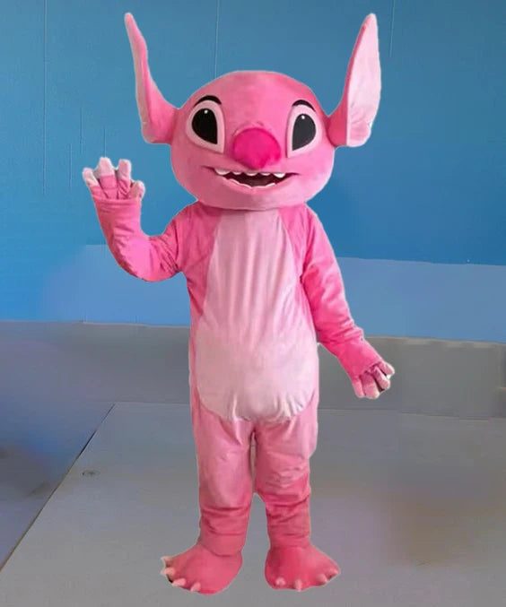 New Blue Lilo & Stitch Mascot Costume Anime Cartoon Character Advertising Fancy Dress Animal Carnival Party Adult Cosplay Suits
