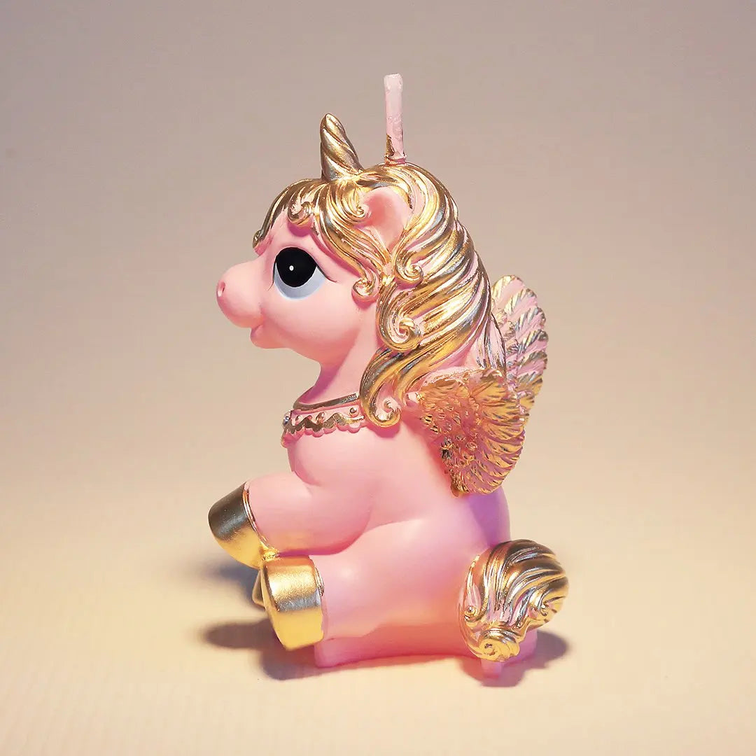 Sparklers Birthday Candle 1 Years Pink Unicorn Original Birthday Candles for Cake Blue Children's Birthday Candle