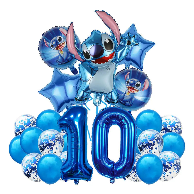 NEW Lilo And Stitch Birthday Party Decoration Tableware Balloon Cup Plate Banner Backdrop Lilo Stitch Theme Party Supplies Favor