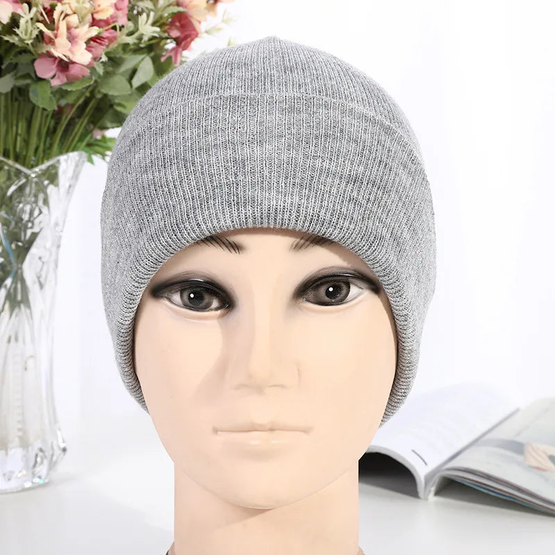 Stitch Winter Hats for Women Men Beanies Knitted Solid Cute Hat Girls Autumn Female Beanie Caps Warmer Bonnet Ladies Casual Cap