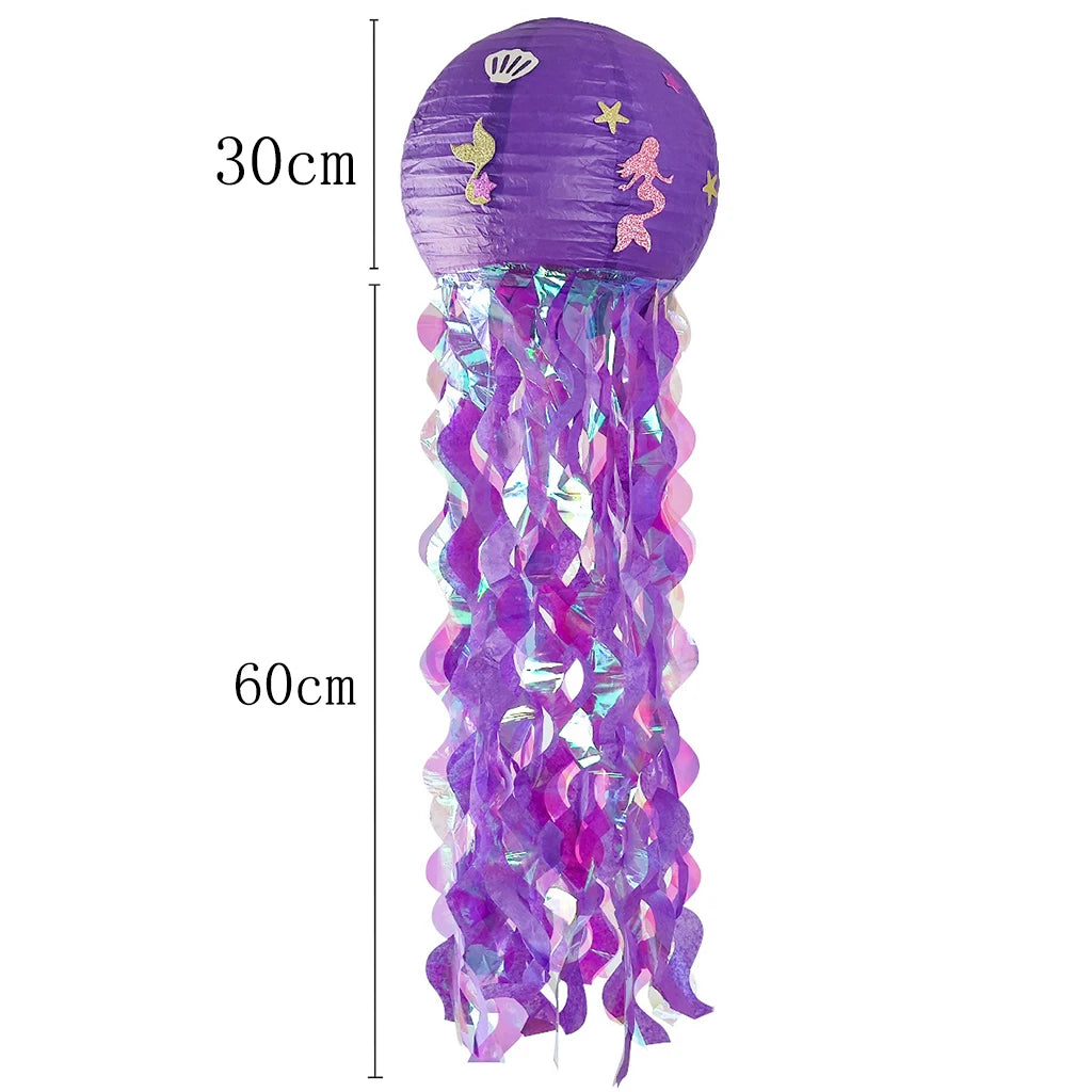 Mermaid Birthday Balloons Set 32inch Purple Number Shell Foil Ballon Girls Happy Little Mermaid 1st 2nd 3rd 4th Birthday Balloon