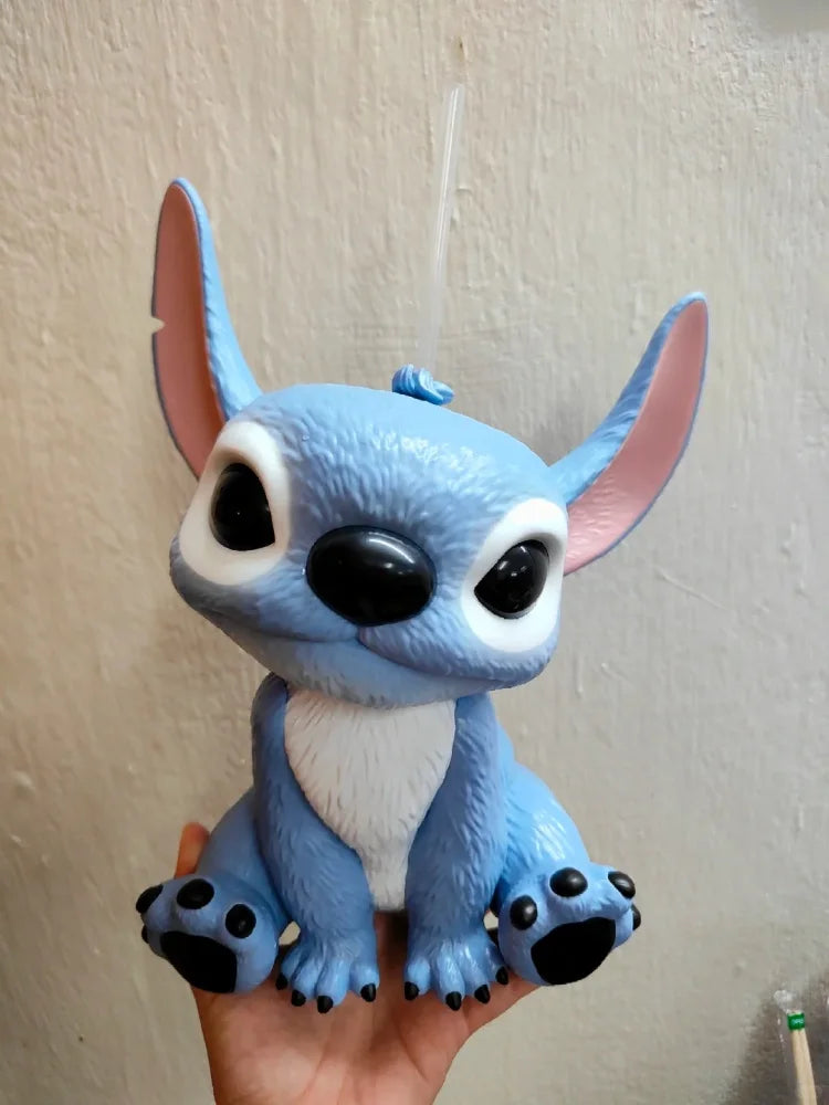 "Authentic In-Stock Stitch (Lilo & Stitch) Merchandise - Collectible Cup Series: Novelty Straw Cup & Popcorn Bucket"