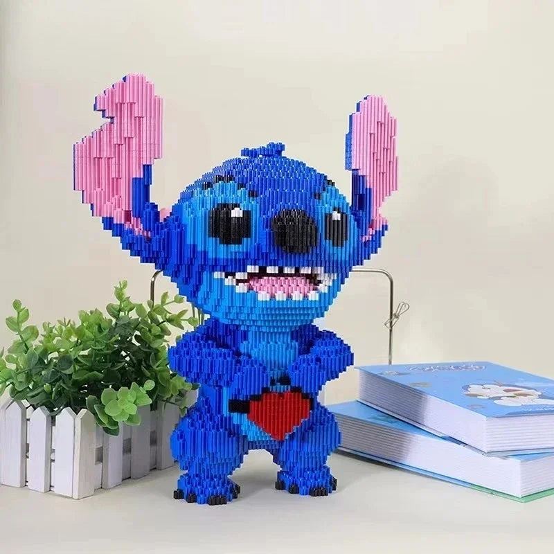 33CM Very Large Stitch StellaLou Building Block DIY Bricks Toy Small Grain Brick  for Kid over 12 Years Adult Gift 3300pcs