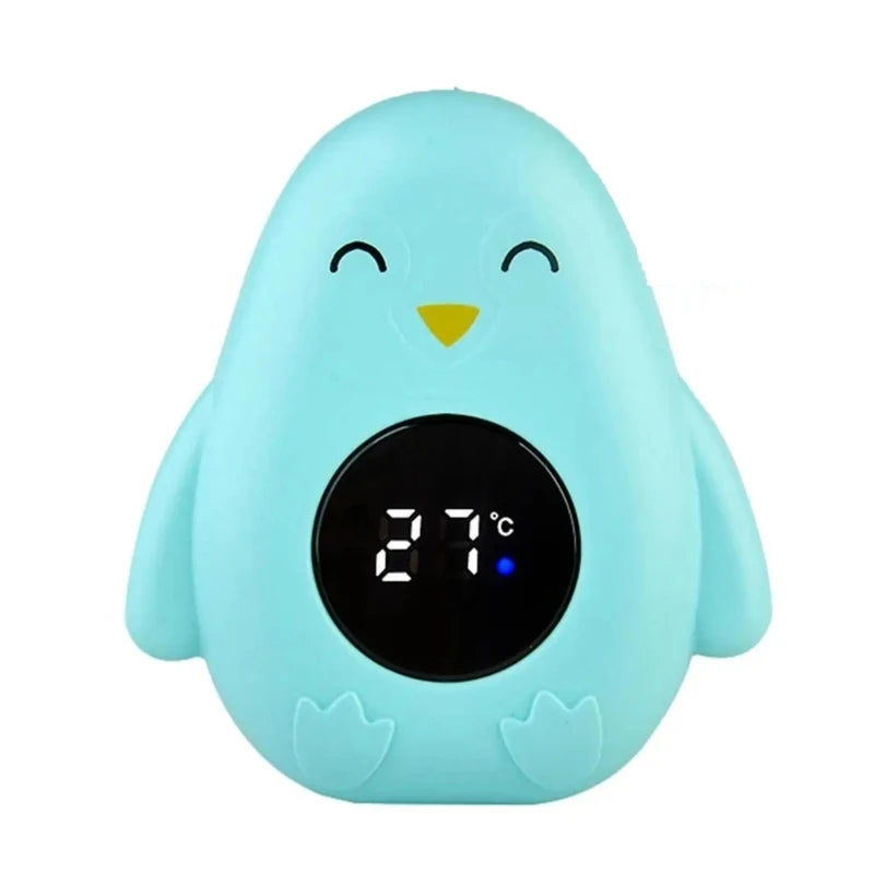 Cartoon Digital Thermometer LED Display Water Temperature Meter Safety Floating Toy for Kids Baby Bath Thermometer