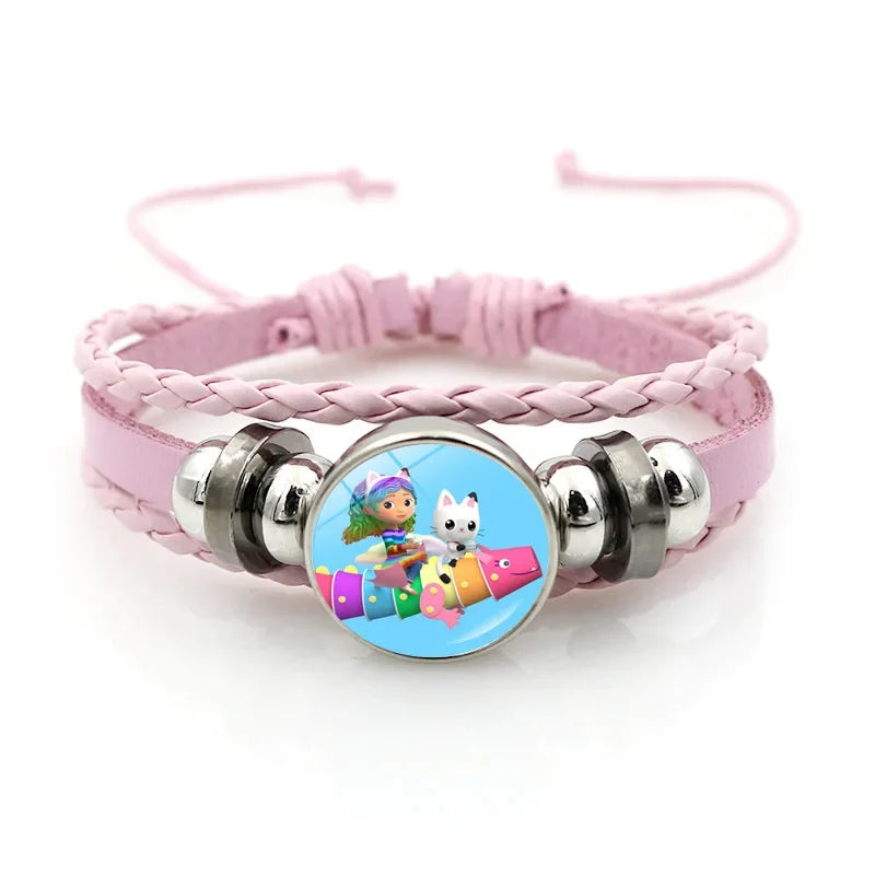 Gabby Dollhouse Bracelet Anime Cartoon Character Derivative Peripherals Bangles Cute Bracelets Baby Show Birthday Christmas Gift