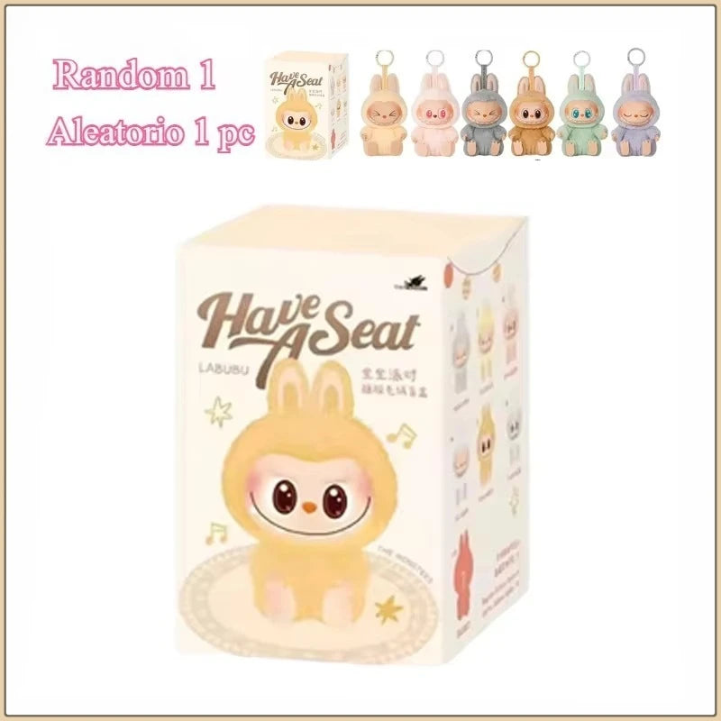 New Labubu Have A Seat Series BIG INTO ENERGY PVC Pendant Doll Model Kawaii The Monsters Blind Box Gift Labubu Macaron 3rd