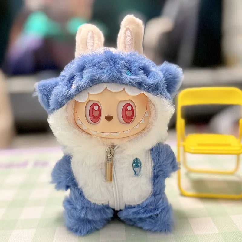 13 Styles Cute Mini Plush Doll'S Clothes Outfit Accessories Korea Kpop Exo Labubu II Idol Dolls Jumpsuit Sitting Party Clothing