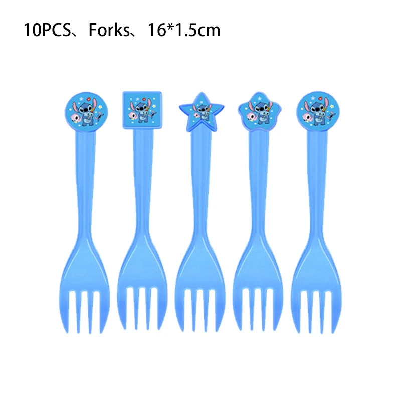 Stitch Party Supplies For Child Lilo And Stitch Birthday Party Decorations Balloons Banner Tablecloth Backdrop Tableware