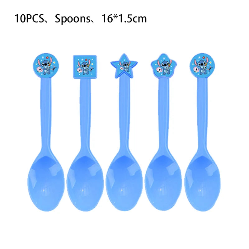 Stitch Party Supplies For Child Lilo And Stitch Birthday Party Decorations Balloons Banner Tablecloth Backdrop Tableware