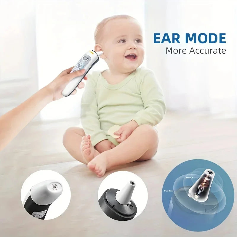 Forehead Thermometer for Adults Baby and Kids Digital Infrared Thermometer Non-Contact Thermometer with LCD Screen Fever Alert