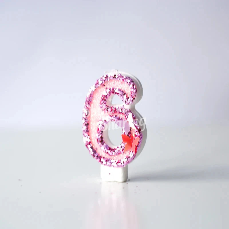 Sparklers Birthday Candle 1 Years Pink Unicorn Original Birthday Candles for Cake Blue Children's Birthday Candle