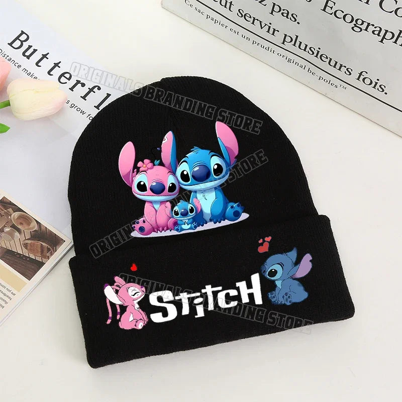 Stitch Winter Hats for Women Men Beanies Knitted Solid Cute Hat Girls Autumn Female Beanie Caps Warmer Bonnet Ladies Casual Cap