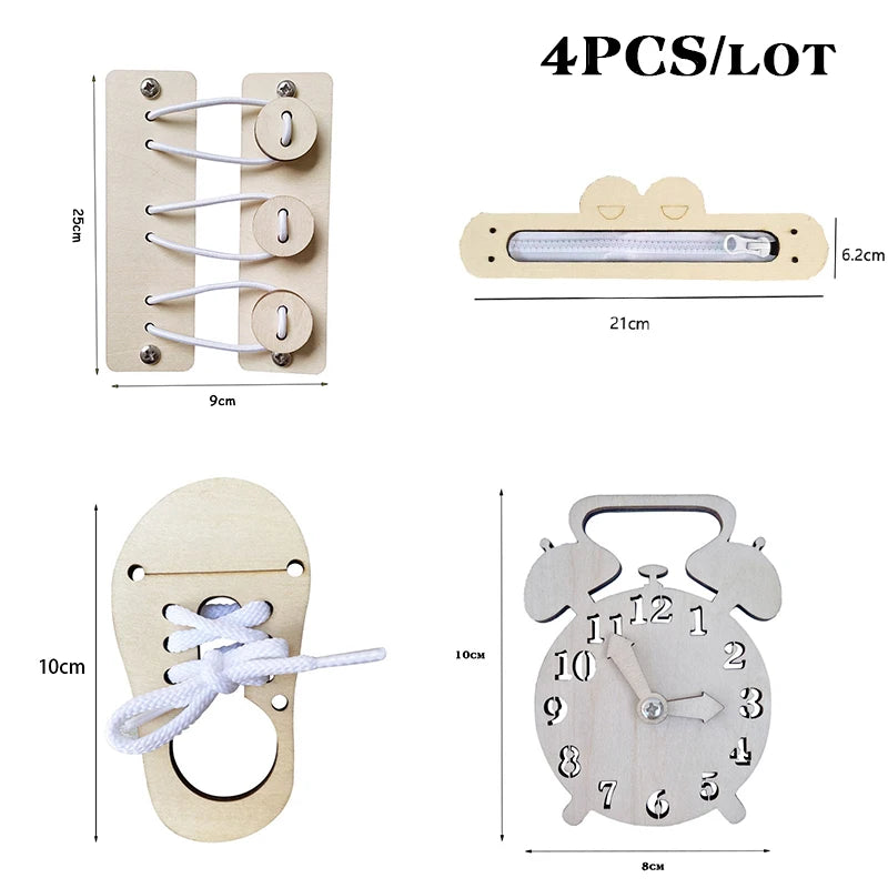 Kid Activity Busy Board Material Diy Accessories Montessori Teaching Aids Baby Busyboard Early Education Learning Skill Toy Part