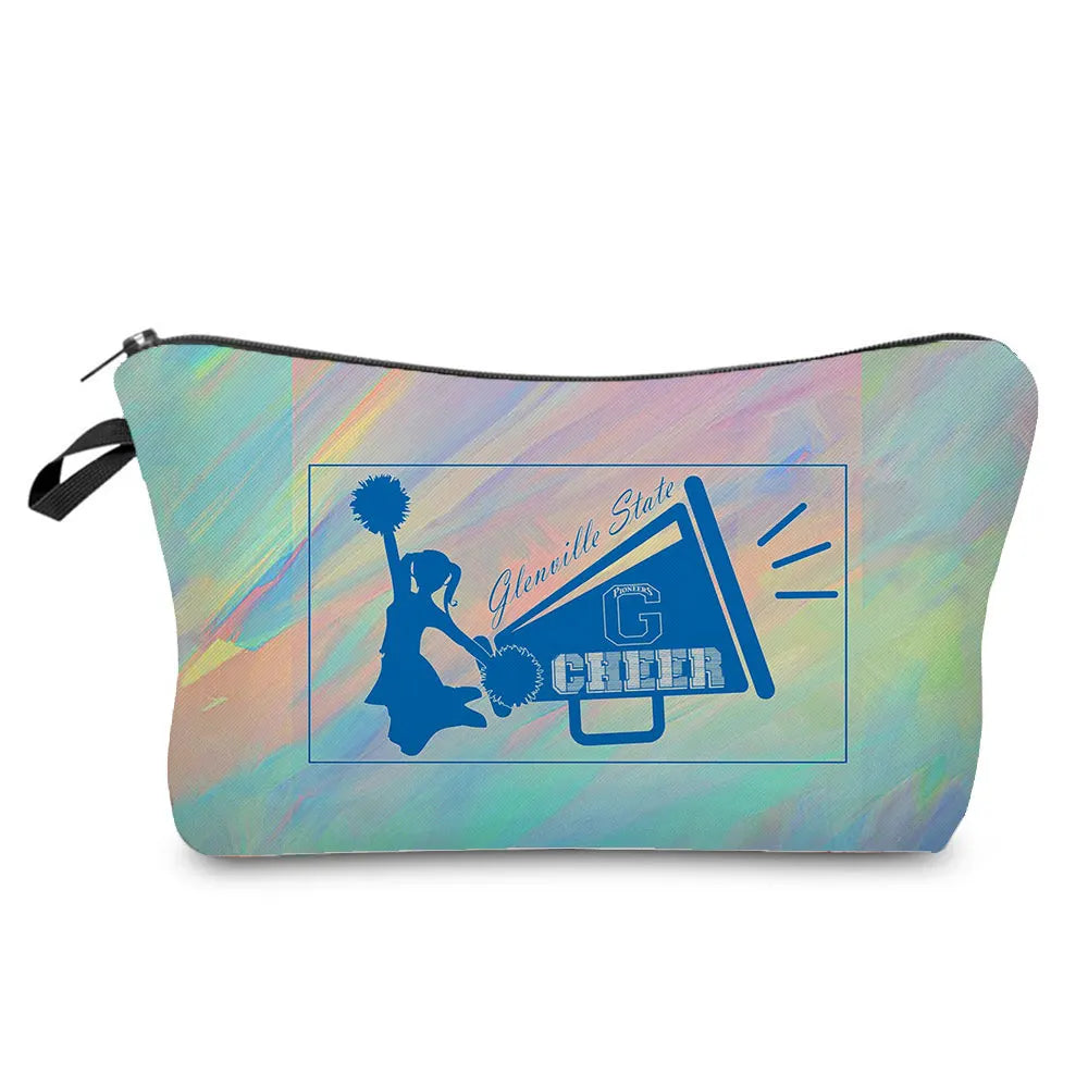 Cheerleading Girl Makeup Bag Club Gift Bag Female Portable Custom Pattern Cosmetic Bag Travel Organizer Storage Bag Toiletry Kit