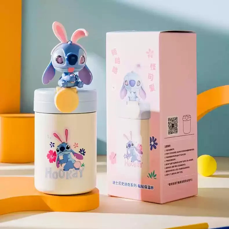 "Authentic In-Stock Stitch (Lilo & Stitch) Merchandise - Collectible Cup Series: Novelty Straw Cup & Popcorn Bucket"