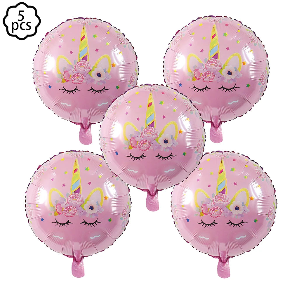 Unicorn Party Banner Garland standing Unicorn Balloon Kids girls Birthday Decoration Banner Baby Shower Unicorn party decoration