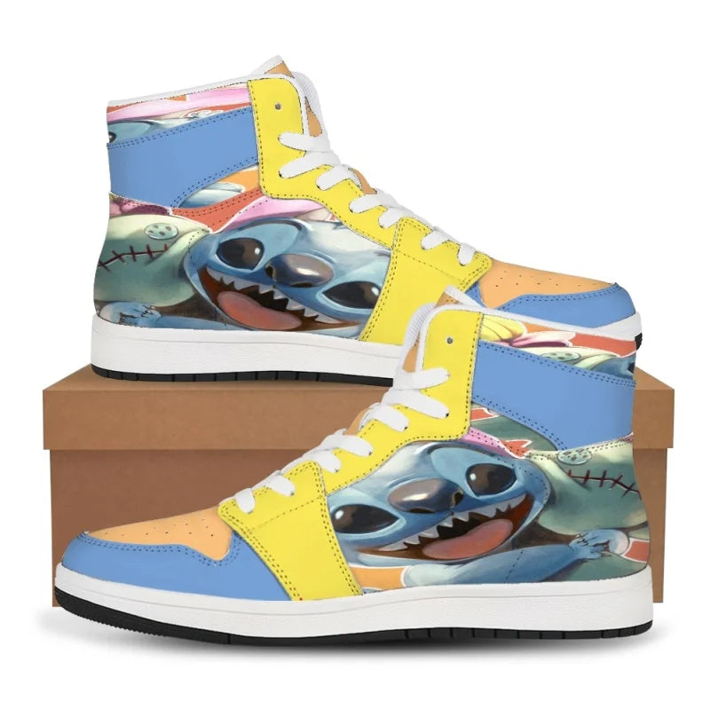 Lilo & Stitch Sneakers Kawaii Cartoon Stitch Shoes boys girls Little Monster Pattern Shoes Fashion Casual Sports Shoes
