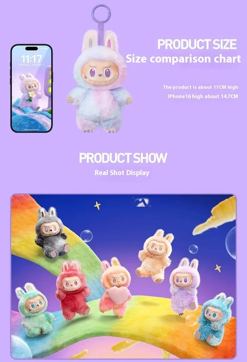 New Labubu Have A Seat Series BIG INTO ENERGY PVC Pendant Doll Model Kawaii The Monsters Blind Box Gift Labubu Macaron 3rd