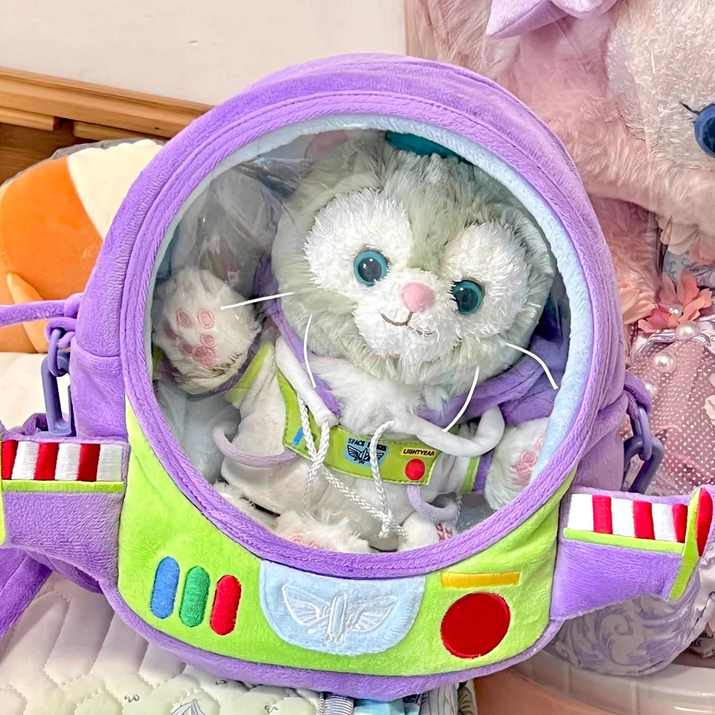 Labubu Bag Toy Story Buzz Lightyear Style Animation Peripheral Satchel 20cm Cotton Doll Bag Portable Cute Gift