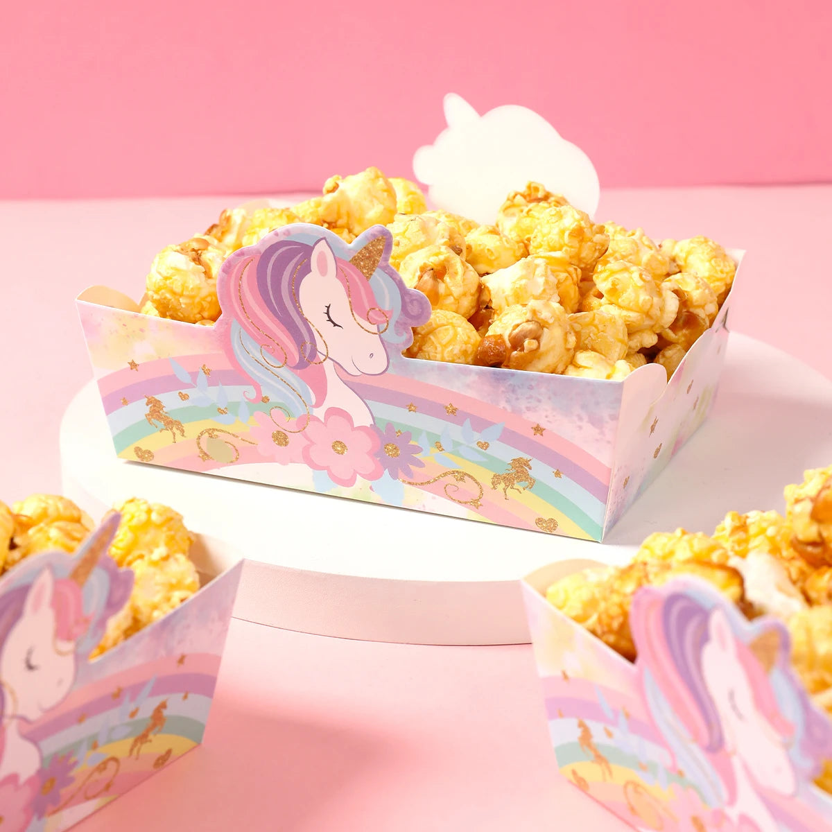 Unicorn Snack Boxes Rainbow Unicorn Birthday Party Decoration Wedding Girls Birthday Party Supplies  Baby Shower Decoration