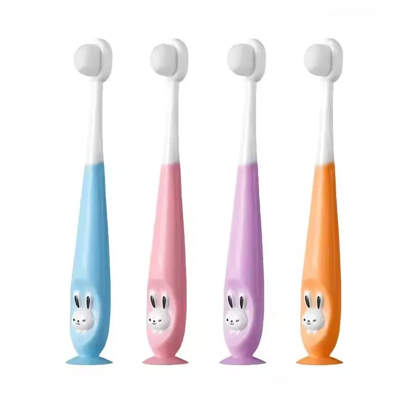 Cartoon Kids Toothbrush Soft Bristle Dental Brush for Boys & Girls Oral Care Gum Protection Teeth Cleaning Gift for Children