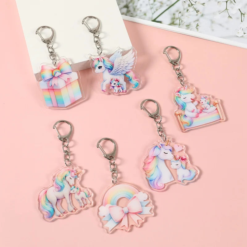 Rainbow Unicorn Disposable Tableware Happy 1st Birthday Party Decorations Kids Unicorn Theme Wedding Baby Shower Girls Supplies