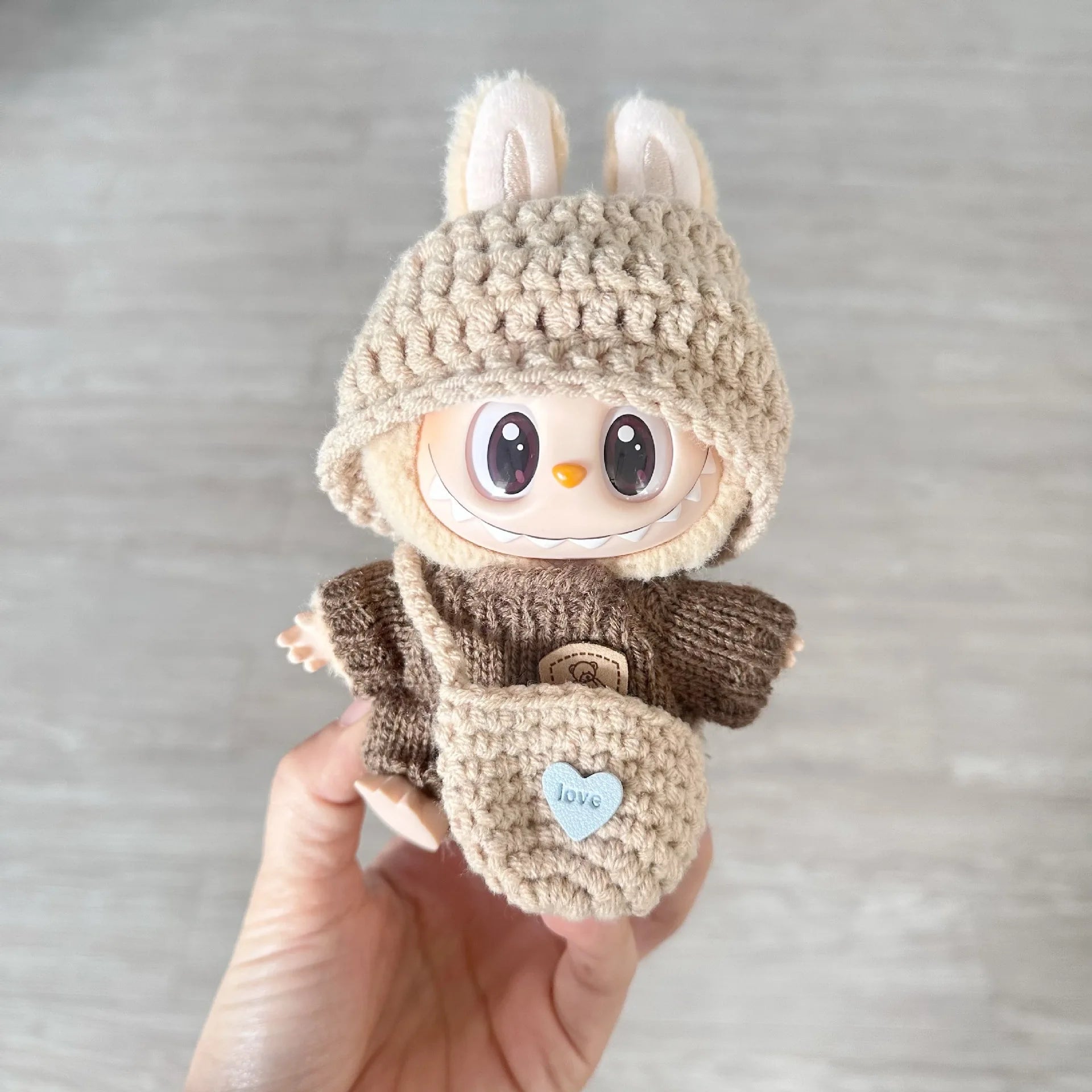 LABUBU Universal Baby Clothes, Doll Cute New Year Set Diy Accessories, Christmas Gifts,Popmart Bubble Mart Doll Accessories