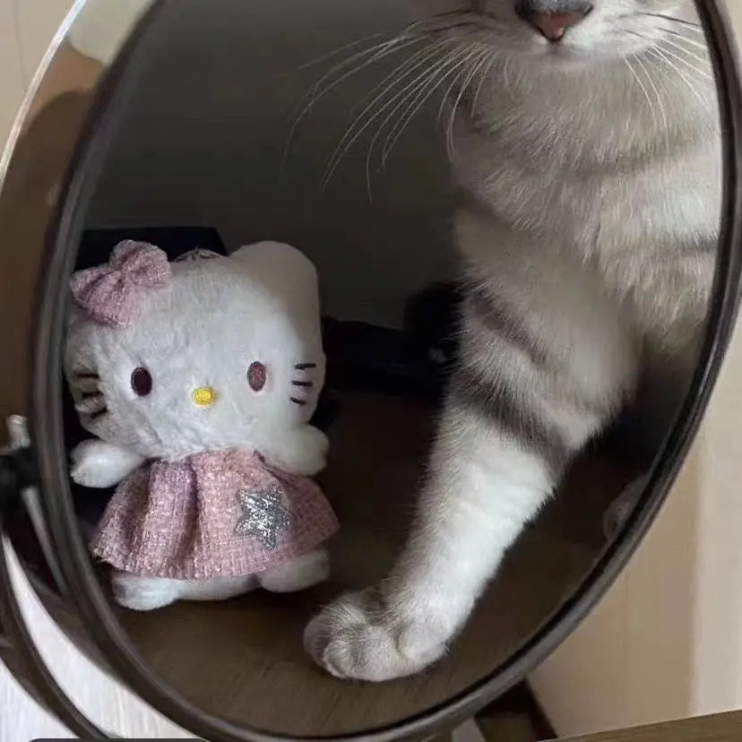 Hello kitty Keychain Toys Anime Peripherals Cute Girls Pendant Cartoon Women Bag Decoration Serie Gift Children Birthday Gifts