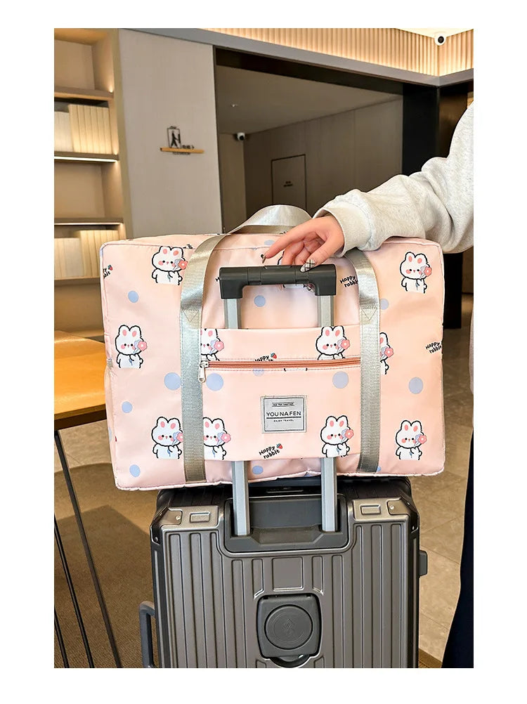 Large Capacity Travel Bag Portable Business Trip Light Portable Student Trolley Case Luggage Bag Maternity Storage Bag for Girls