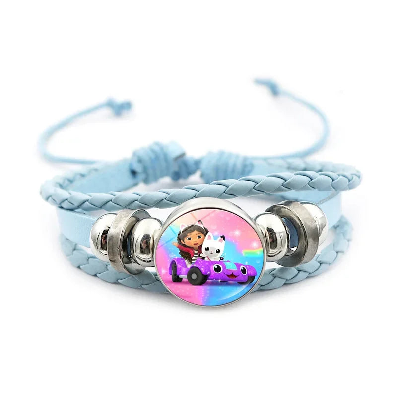 Gabby Dollhouse Bracelet Anime Cartoon Character Derivative Peripherals Bangles Cute Bracelets Baby Show Birthday Christmas Gift