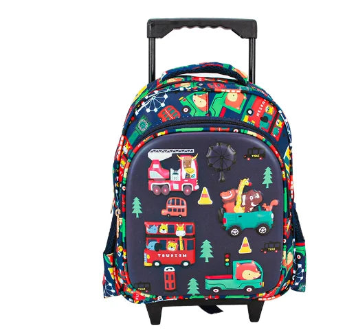 Small  kids rolling luggage Travel trolley bags for little boys Toddler rolling backpack suitcase for kidgarden Trolley Backpack