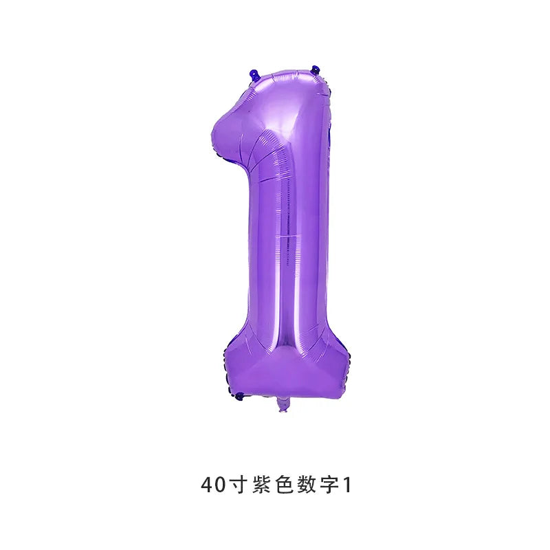 Purple Happy Birthday Banner Party Decorations Purple White Balloons Garlands Lavender Mermaid Birthday Themed Party Streamers