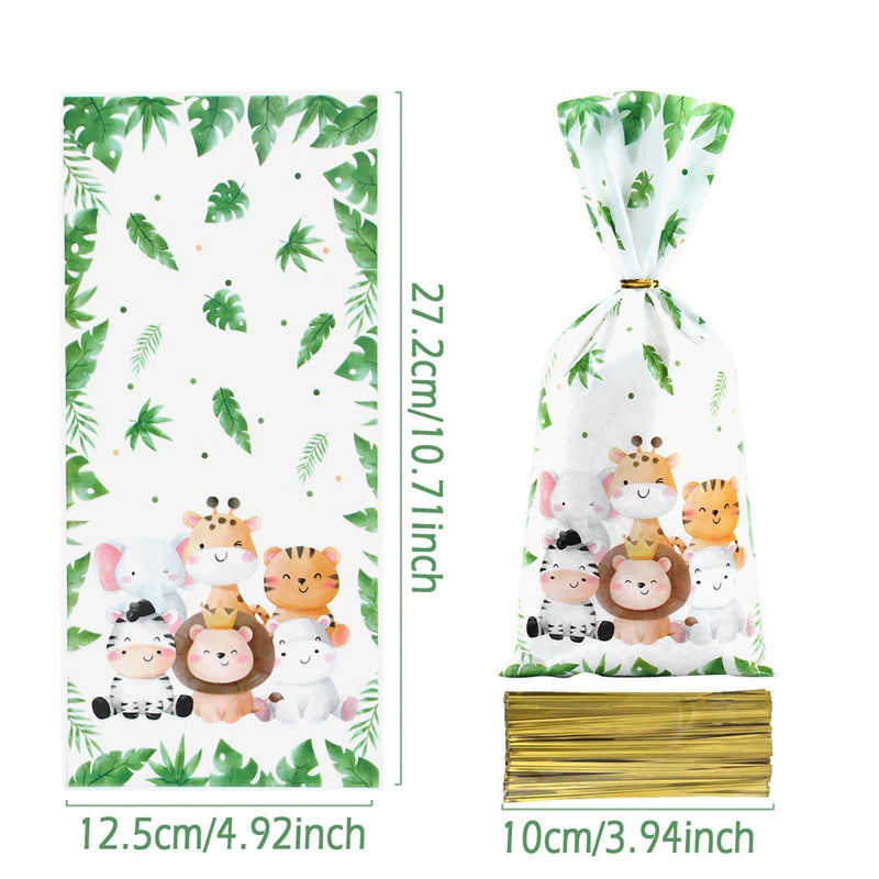 25/50/100pcs Unicorn Candy Bags Gift Packing Bags Birthday Party Decor Gift Bag for Guest Girl Birthday Supplies Baby Shower